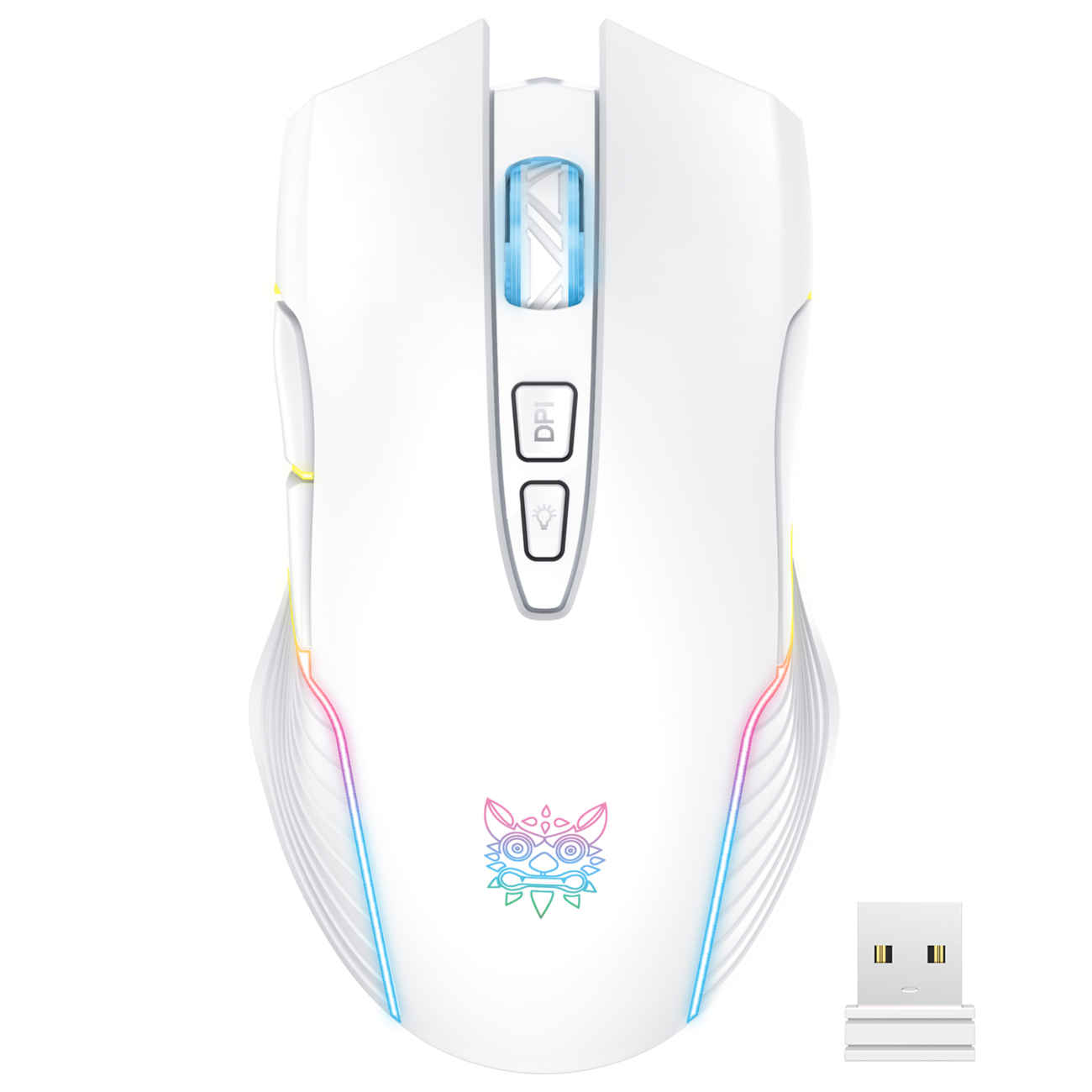 Kabellose Gaming-Maus – 6 Tasten, optischer Sensor, 3600 DPI, 2,4GHz, USB-Dongle