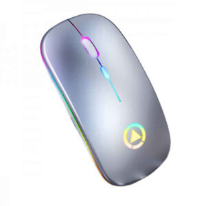 Kabellose Logitech-Gaming-Maus – 4 Tasten, RGB-Beleuchtung, leise Klicks, USB-Dongle, optischer Sensor