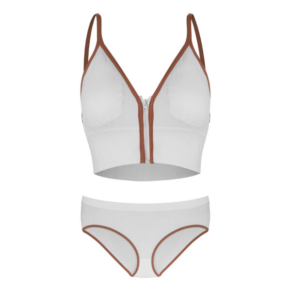 Womens-Workout-Bra-and-Panty-Set-–-Model-36048-in-White