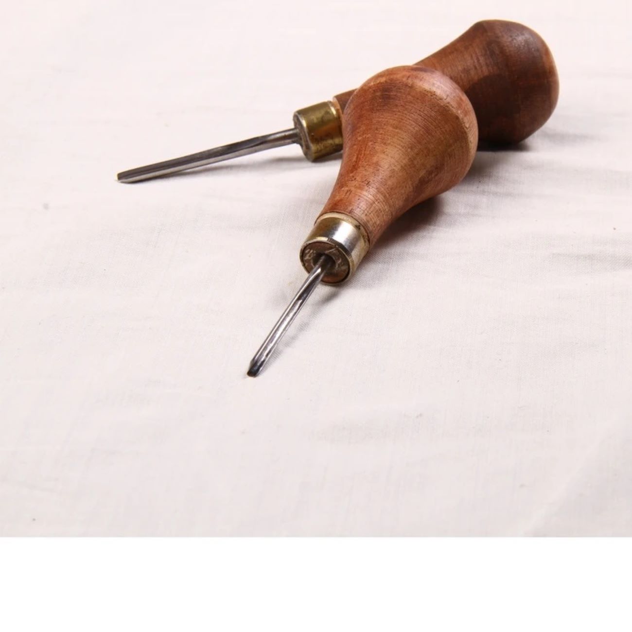 Holzschnitz Palmmeißel – Ergonomischer Griff für Feinarbeiten (Set mit 2 Stück)