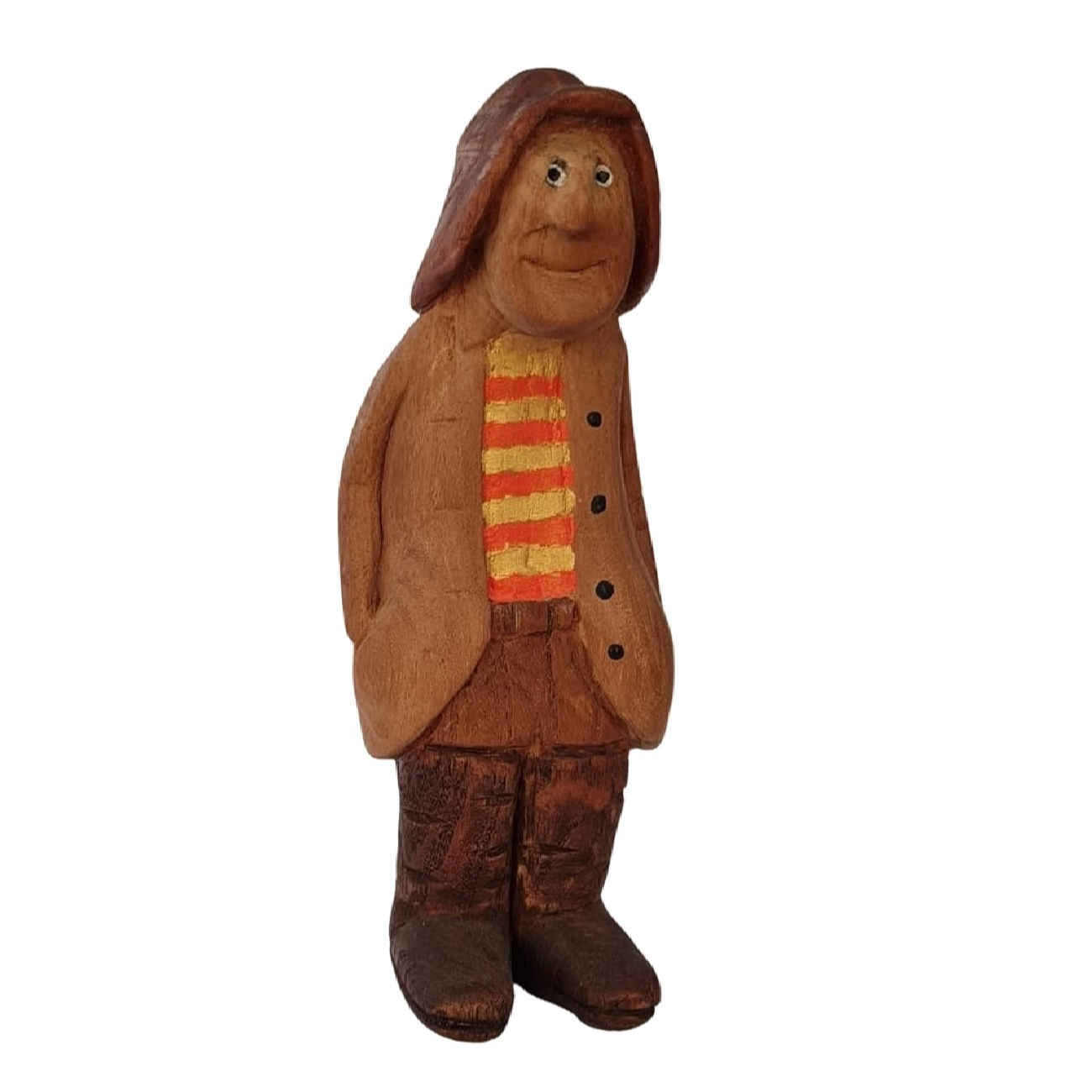 Holz-Figurenpuppe – Dekoration & Geschenk mit altem Seemann-Motiv