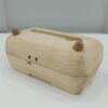 Handgefertigter Holz-Taschentuchhalter – Freundliches Monster-Design