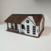Holz-Taschentuchabdeckung – Hausstil-Design