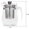 Yujishang Tee-Infuser-Kanne, Fassungsvermögen 900 ml