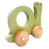 Zepetooys Holzspielzeug Schnecke – Umweltfreundliches, handgefertigtes Spielzeug für Kleinkinder