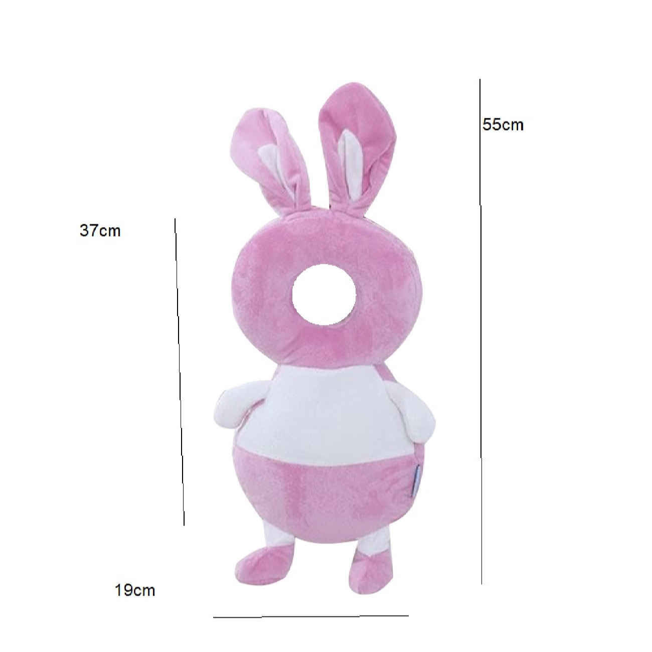 Kopfschutz-Kissen für Babys – Weich & Anti-Sturz mit niedlichem Hasen-Design für zusätzlichen Komfort
