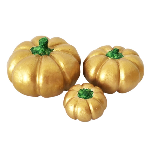 Klassischer Kürbisschmuck – Ideal für Ernte- und Herbstmotive (3er-Set)