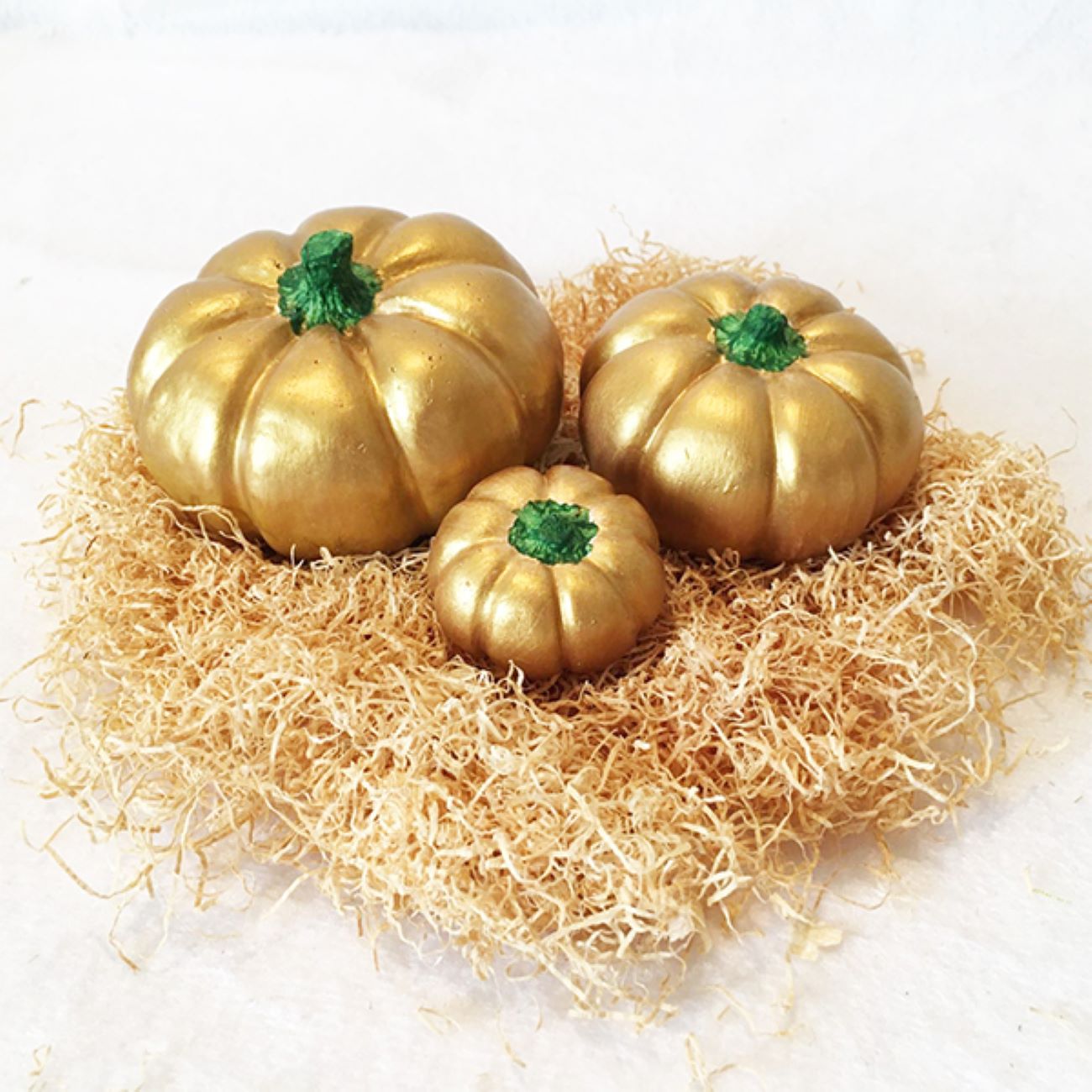 Klassischer Kürbisschmuck – Ideal für Ernte- und Herbstmotive (3er-Set)