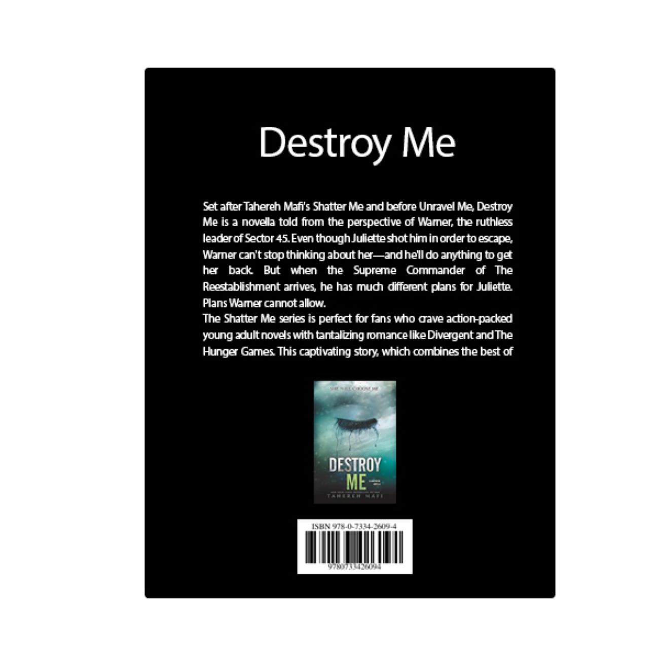 Destroy Me by Tahereh Mafi (English)
