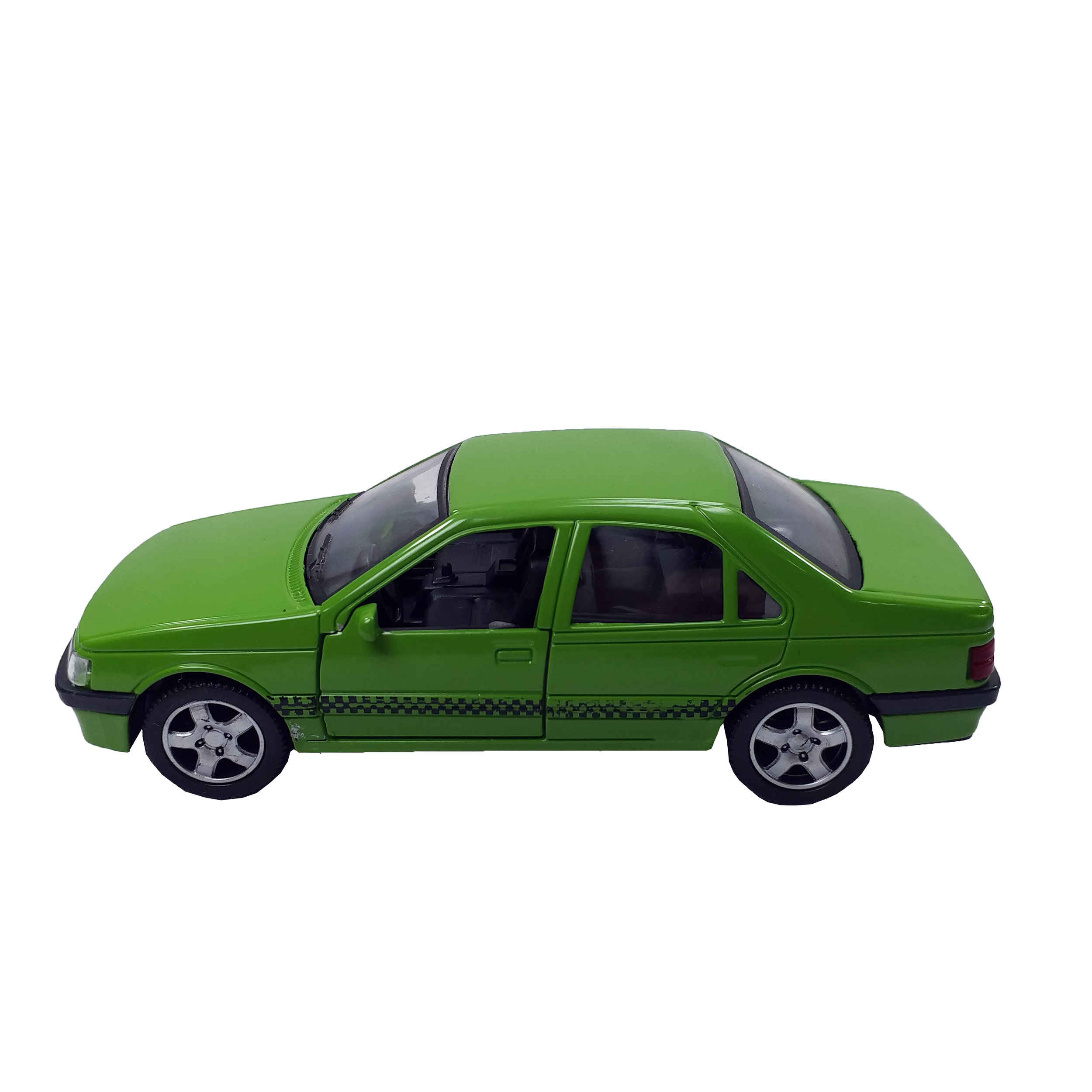 Gussmodell Peugeot 405 Taxi – Klassisches iranisches Taxidesign in Grün