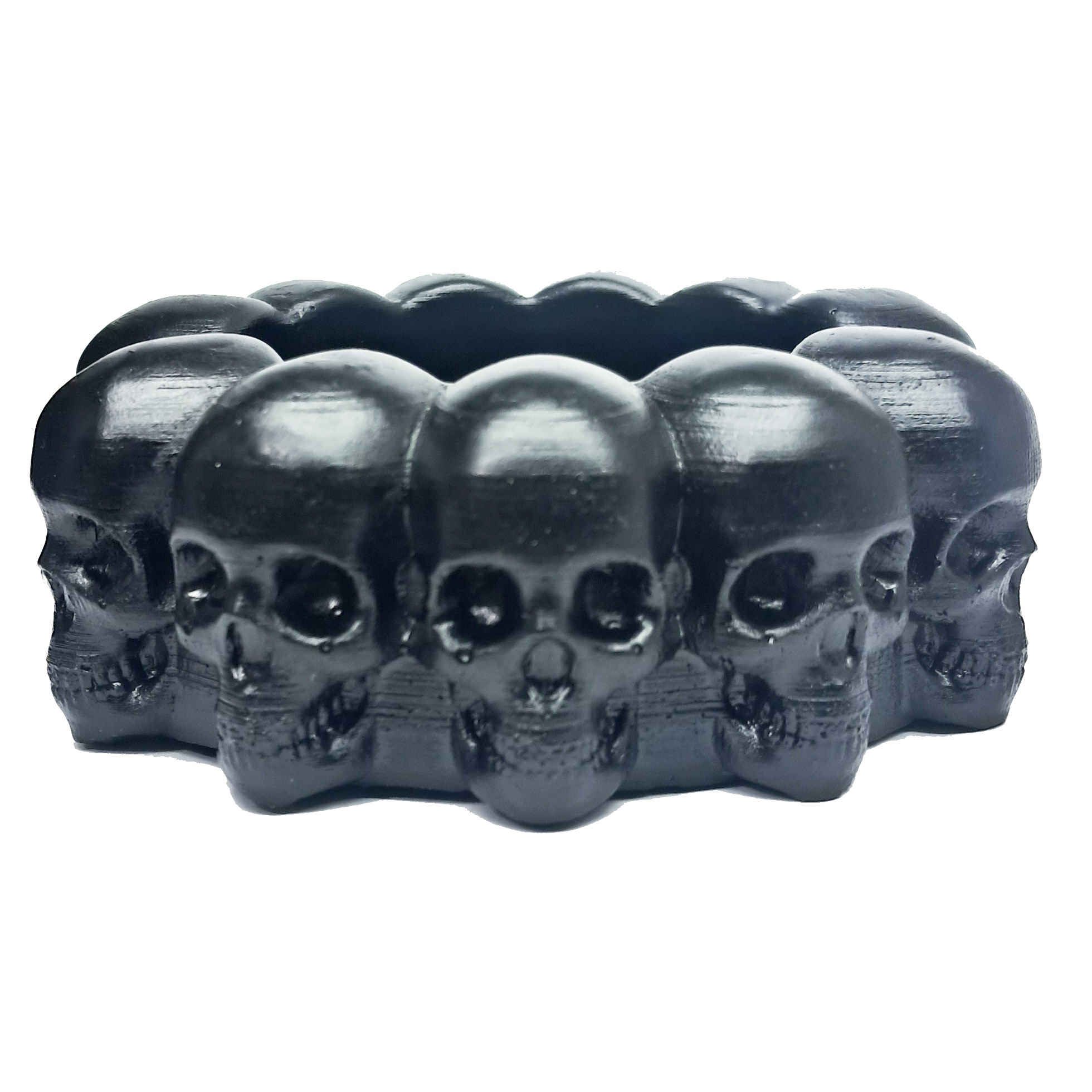 Origineller und humorvoller Aschenbecher – Coole und einzigartige Geschenkidee für Raucher mit Totenkopf-Motiv