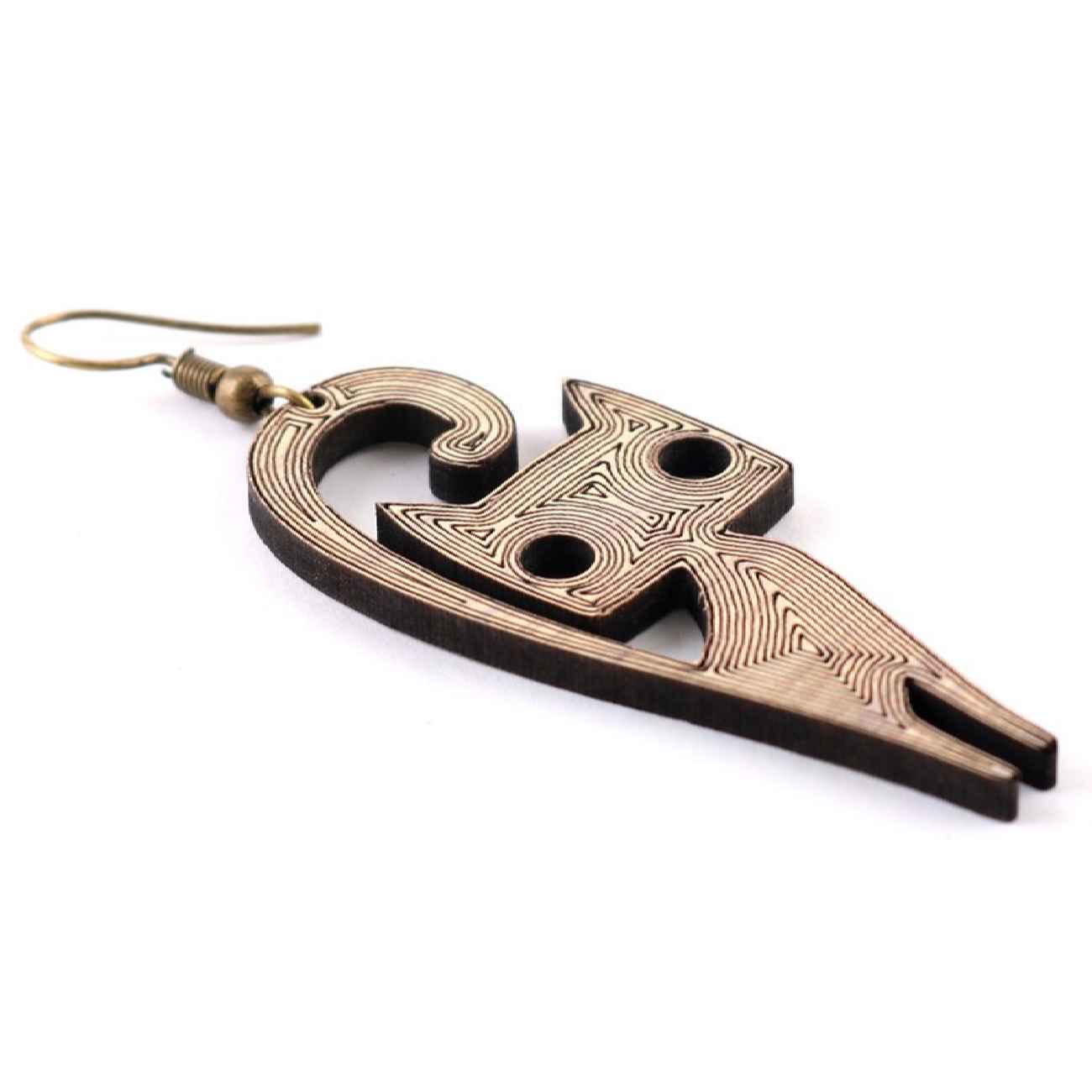 Handgefertigte Holzohrringe für Damen – Leichter Boho-Schmuck, perfektes Geschenk für sie