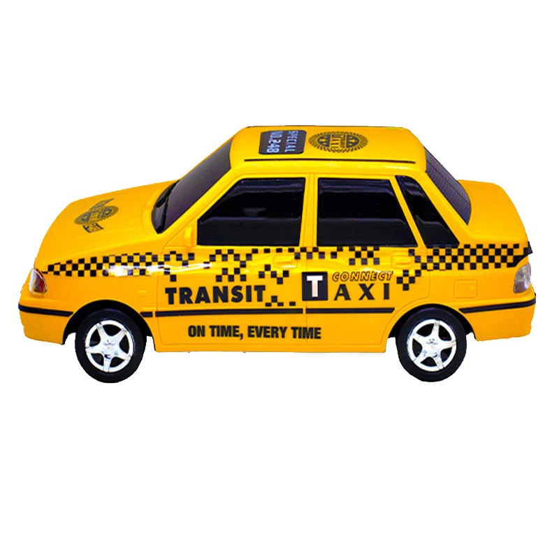 Spielzeugtaxi Pride 131 Gelb – Perfektes Passagiermodell für Spielzeugauto-Liebhaber
