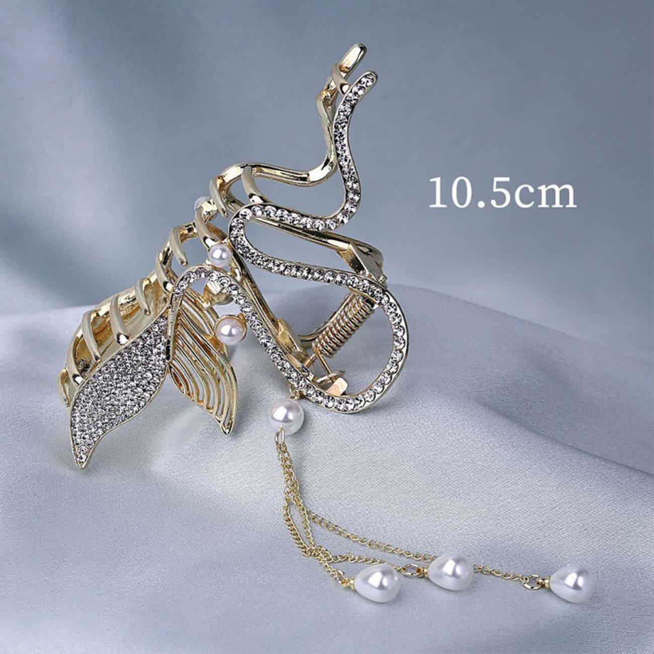 Strass-Haarklammer – Meerjungfrauen-Design