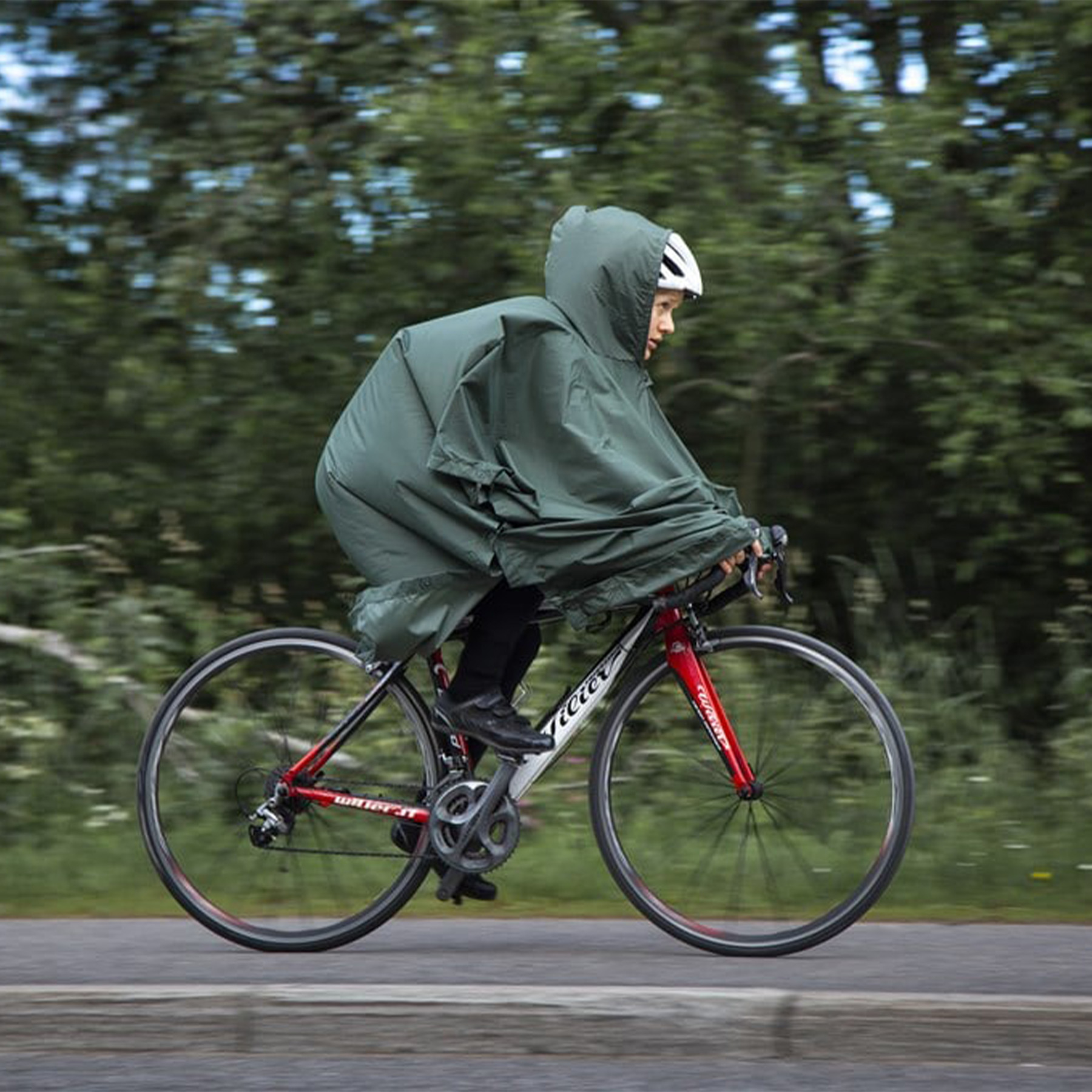 Snow-Hawk-Leicht-Wasserdichter Wanderponcho – Ideal für Trekking und Outdoorsport