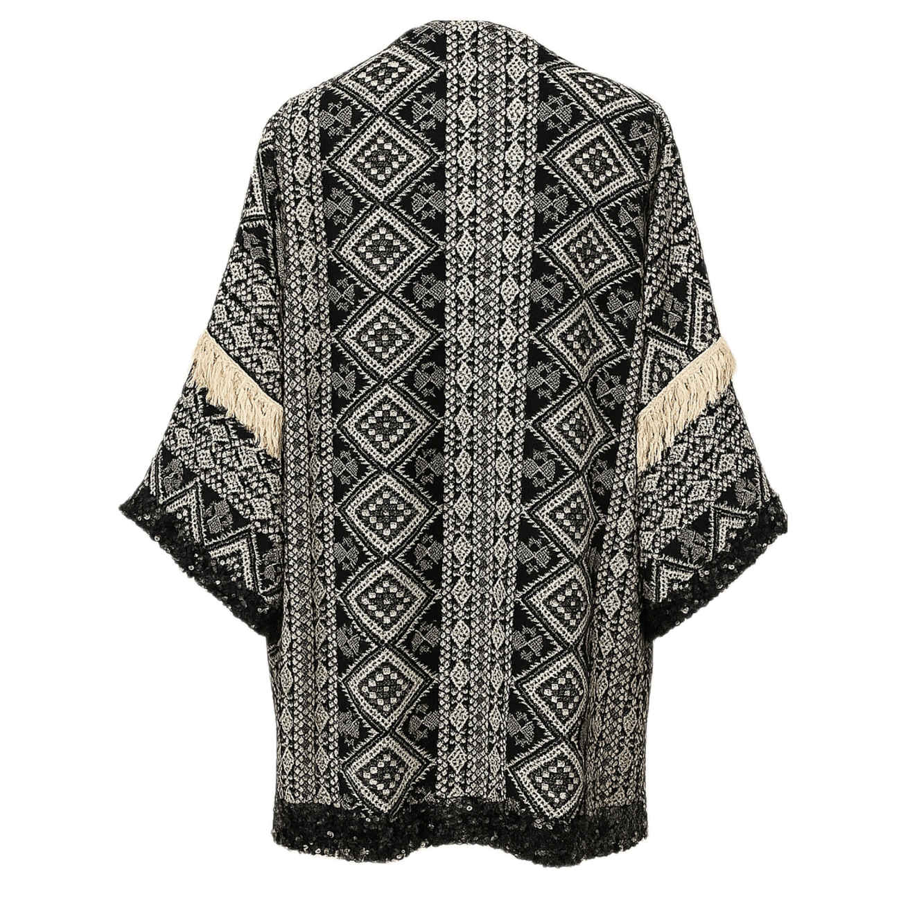 Manto mit traditionellem Kilim-Muster – Moderner Stil für Damen