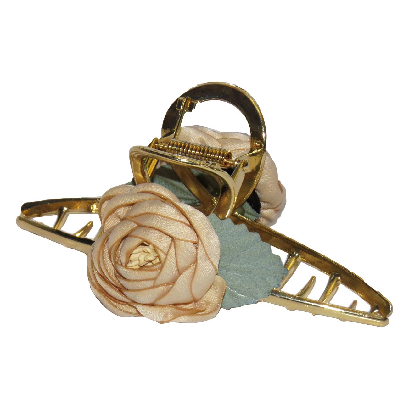 Trendige & Sichere Haarklammern mit Stoff-Rosen-Design