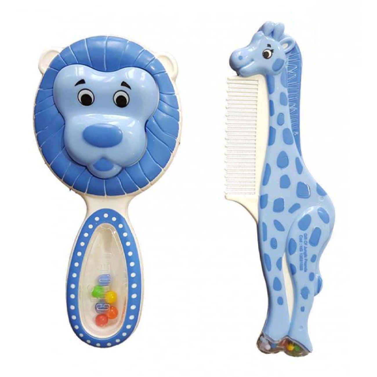 Baby-Kamm & Bürsten Set mit niedlichem Giraffen-Design – Perfekt für Babypflege