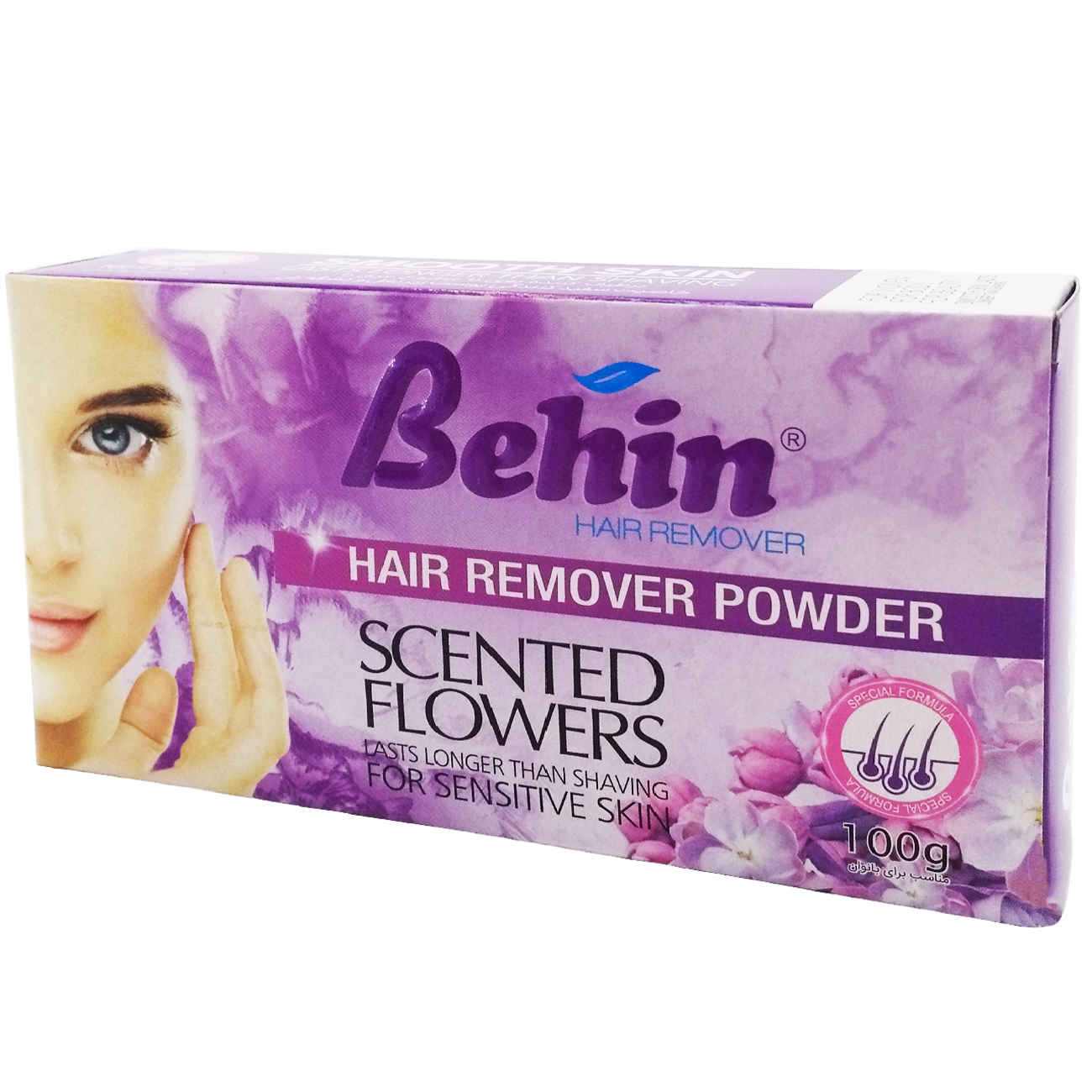 Behin Enthaarungspulver – Geeignet für Damen, 100 g, 10er-Pack