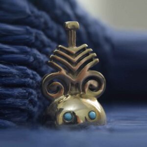 Bronzefarbener Khatam-Stempel – inspiriert von den Steinsiegeln der Achämeniden-Herrscher