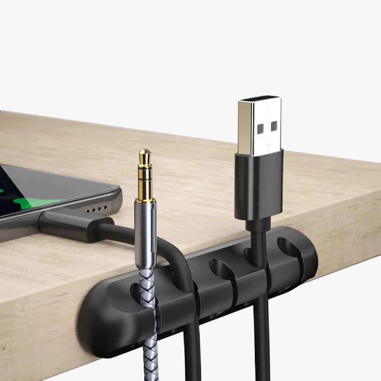 Kabelmanagement-Organizer – Halter für Drähte & Kabel für Zuhause, Büro & Gaming-Setup (3er-Set)