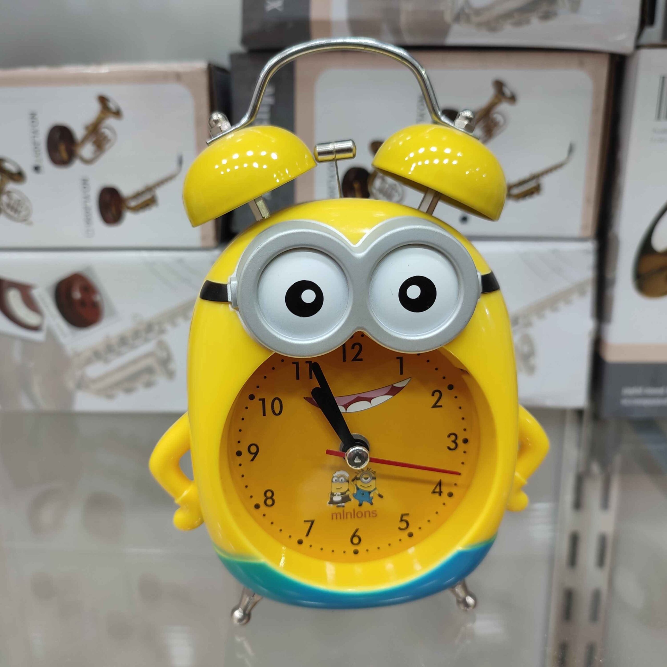 Fröhlicher Gelber Minion Doppelglockenwecker – Perfekte Geschenkidee