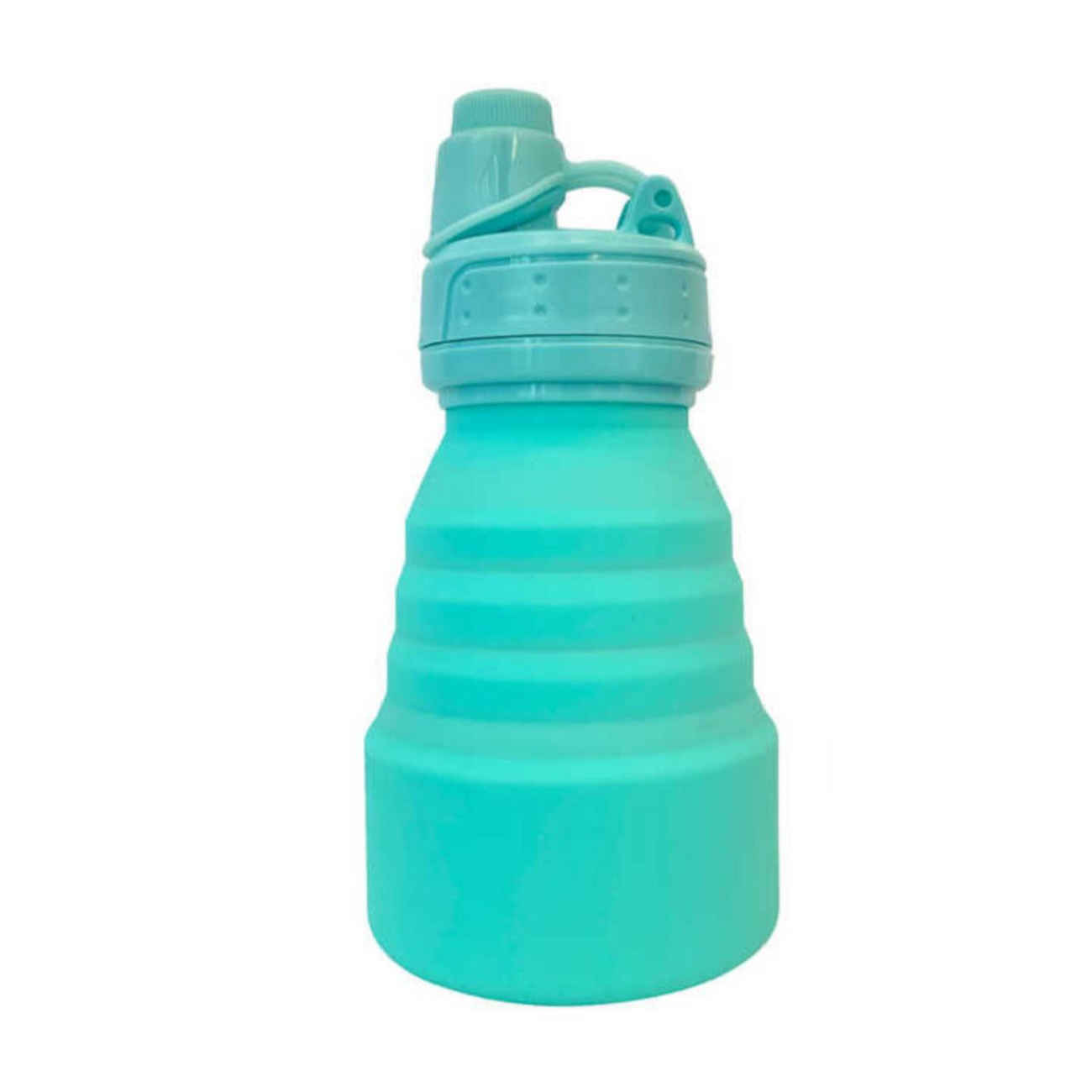 Zusammenklappbare Silikon-Wasserflasche – Wiederverwendbar, leicht für Reisen, Wandern & Fitness