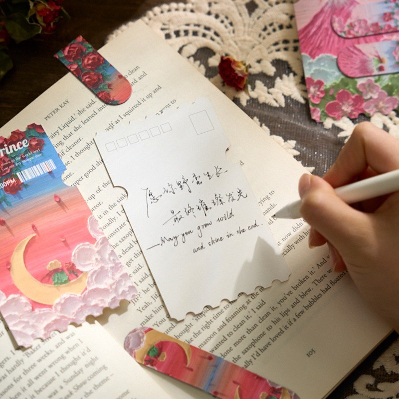 Thumbnail 2: Niedliches Kleiner Prinz Magnetisches Lesezeichen für Bücher und Tagebücher (2er-Pack)