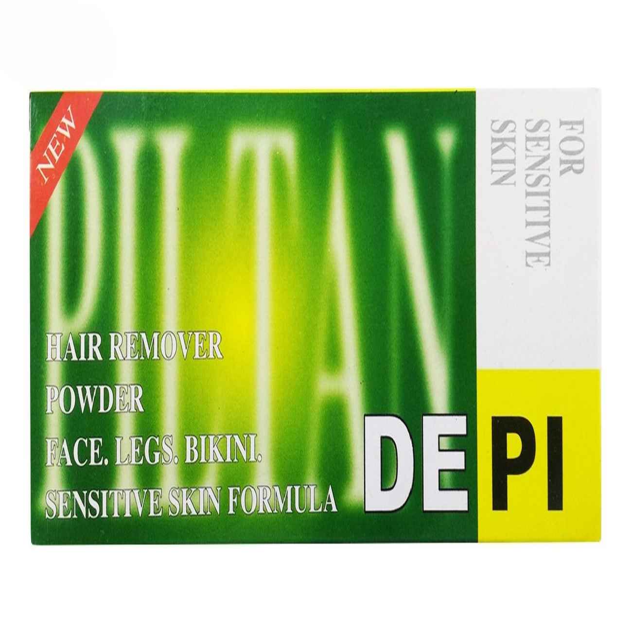 Enthaarungspulver „Depi“ Apartment-Modell mit Zitronenduft – 50 g, 12er-Pack