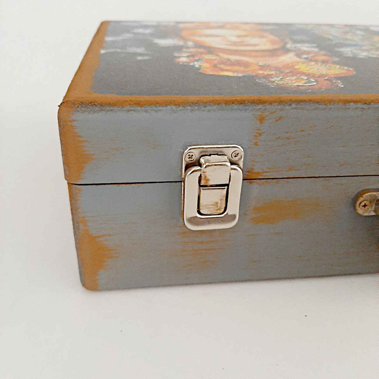 Frida-Kahlo-Holzstiftebox – Einzigartige, kunstinspirierte Schreibwaren
