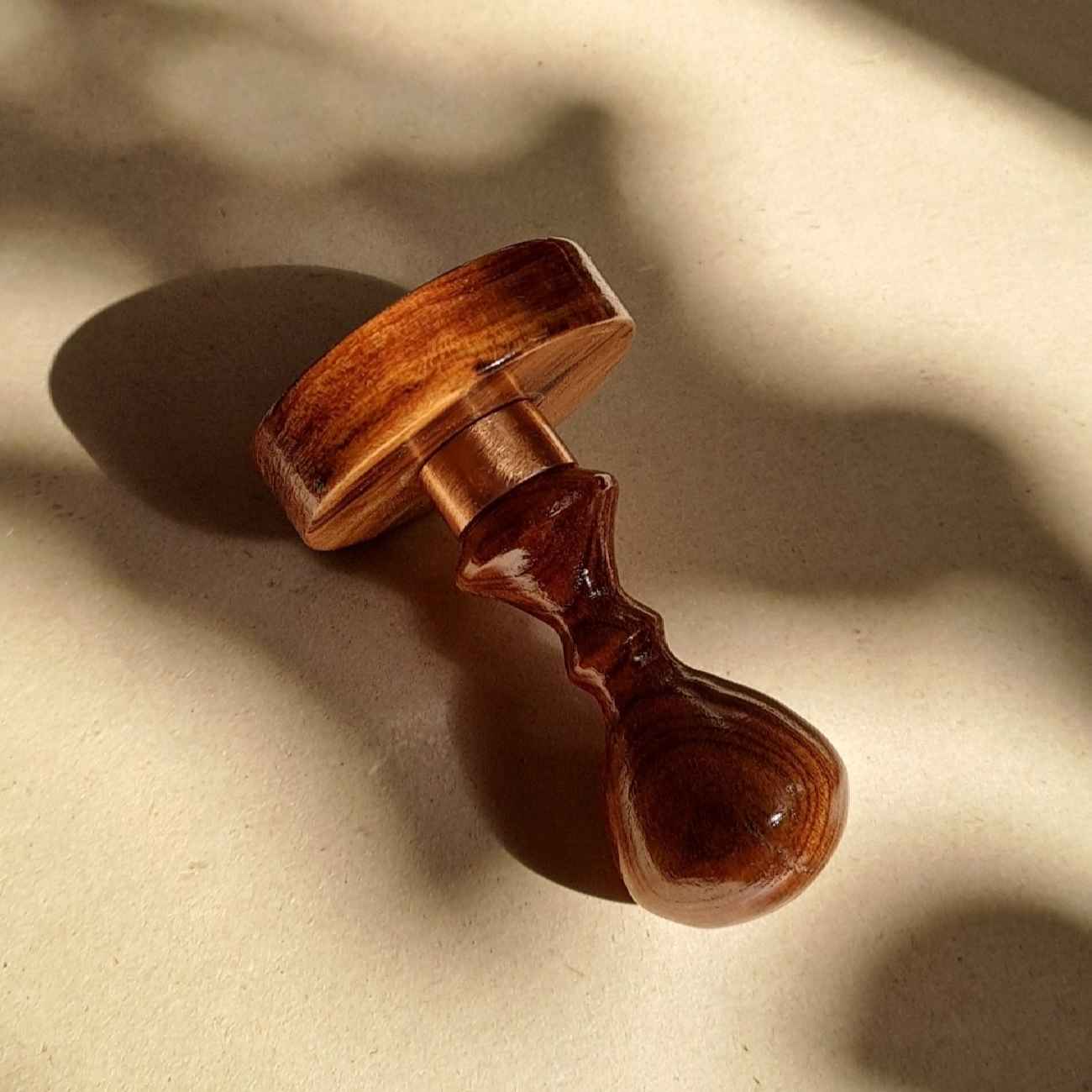 Gelatinstempel mit Holzgriff – Anpassbar für Büro oder Geschäft
