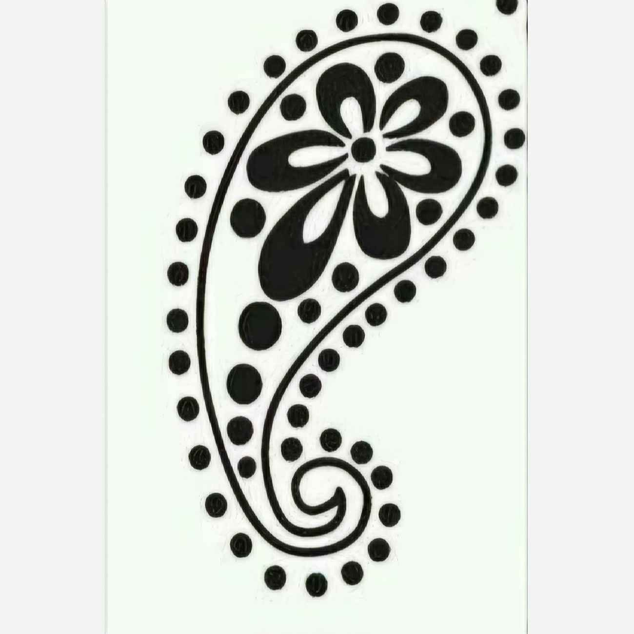 Handgeschnitzter Paisley-Stempel – Linoleumdruckwerkzeug, geeignet für Stoff & Papier