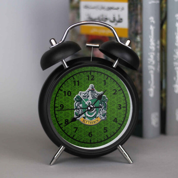 Harry-Potter-Clock-for-Everyone–-Slytherin-Design-with-Twin-Bell-Alarm-1