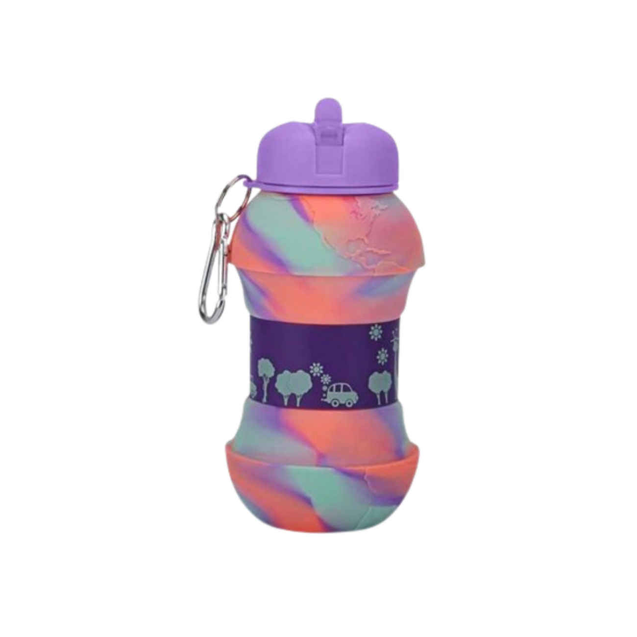 Auslaufsichere Silikon-Wasserflasche – Perfekt für Fitnessstudio & Outdoor-Aktivitäten
