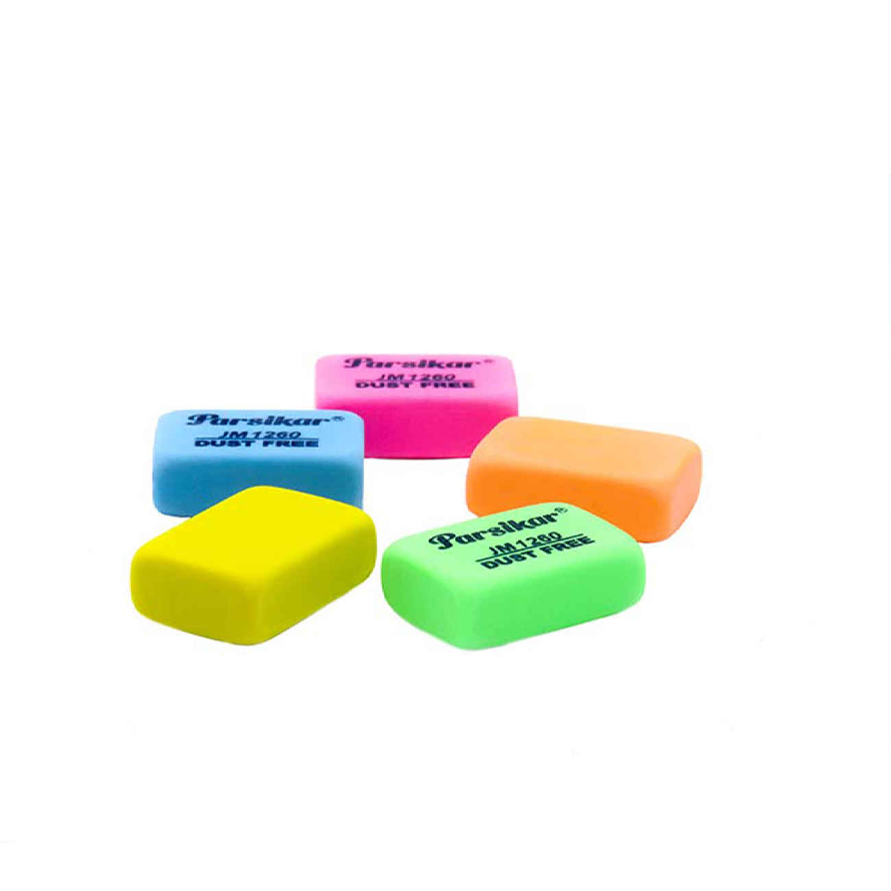 Radiergummi-Set der Marke Parsikar – Sanftes, staubfreies Radieren für Schule und Büro (60 Stück)