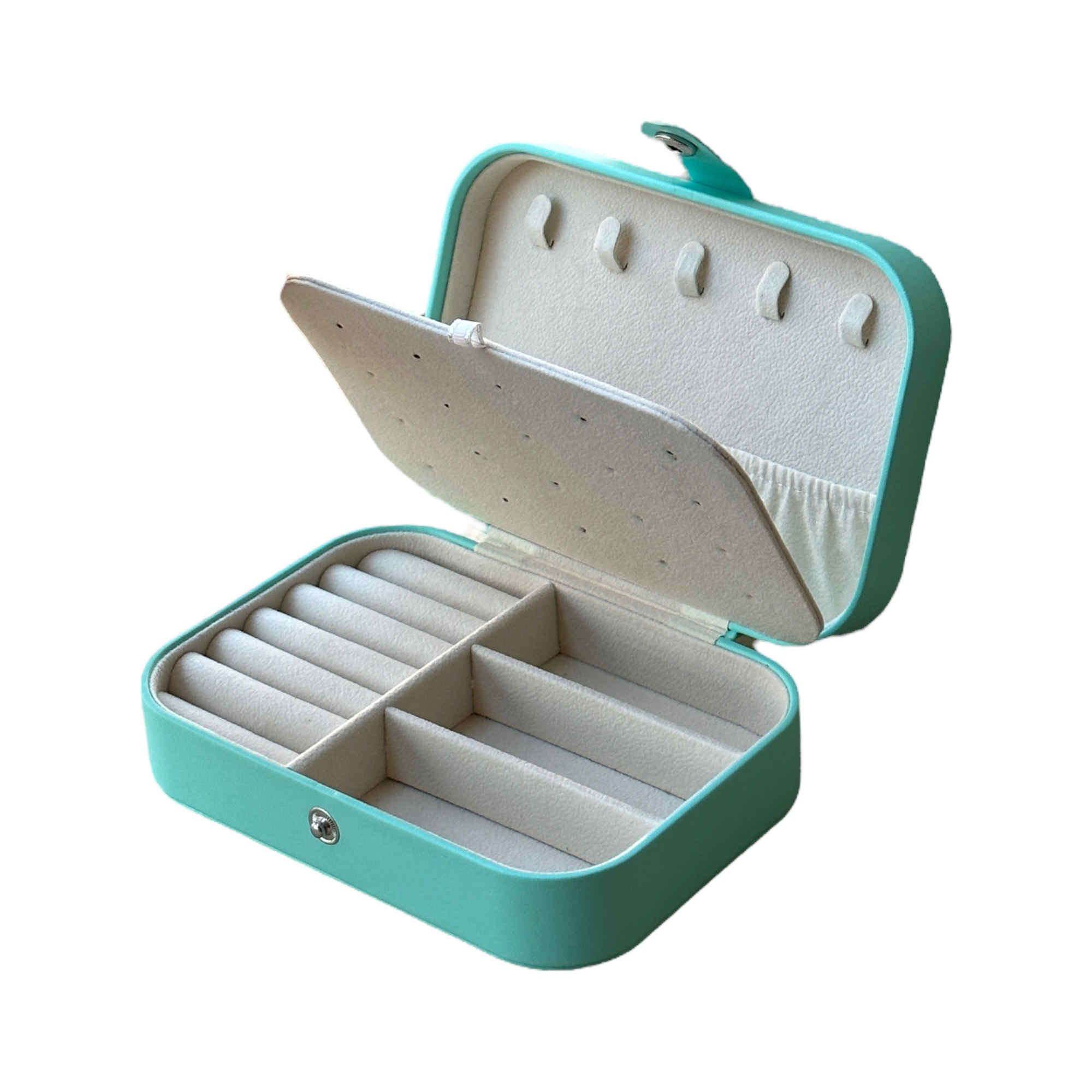 Reise-Schmuckbox – Kompakter Organizer für Ringe, Armbänder & Ohrringe