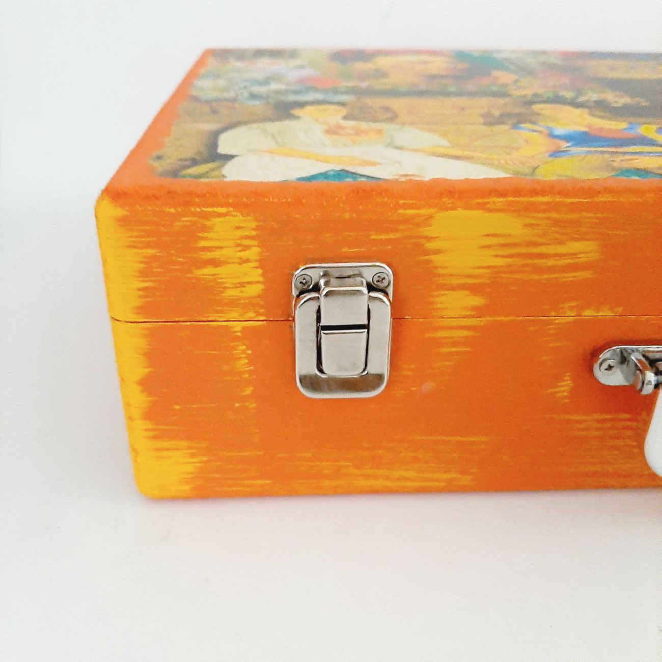Holz-Stiftebox für Künstler – Perfekt für Zeichnen & Skizzieren, Frida-Design