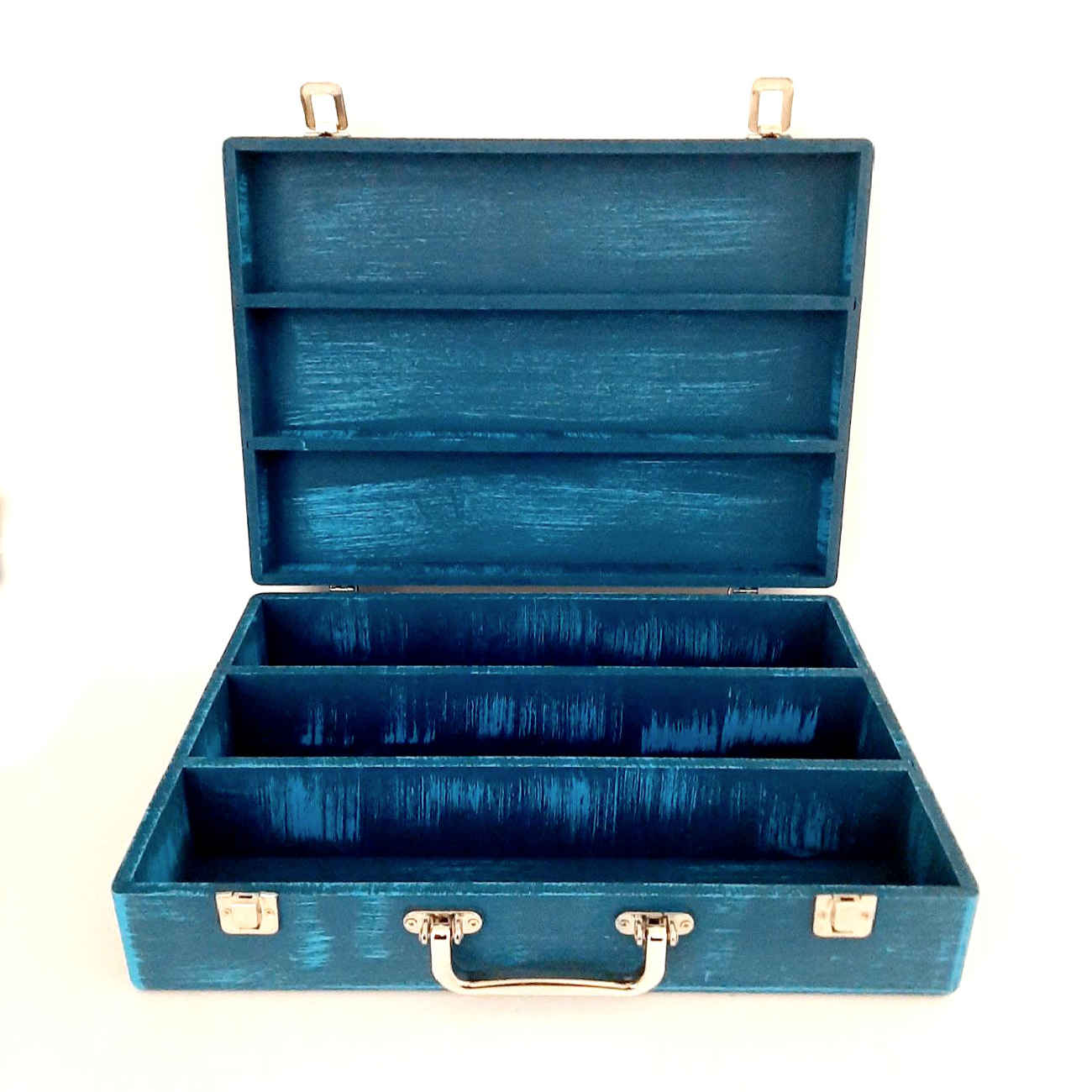 Holzstiftebox mit Van-Gogh-Design – Künstlerische Schreibwaren für Schule & Büro