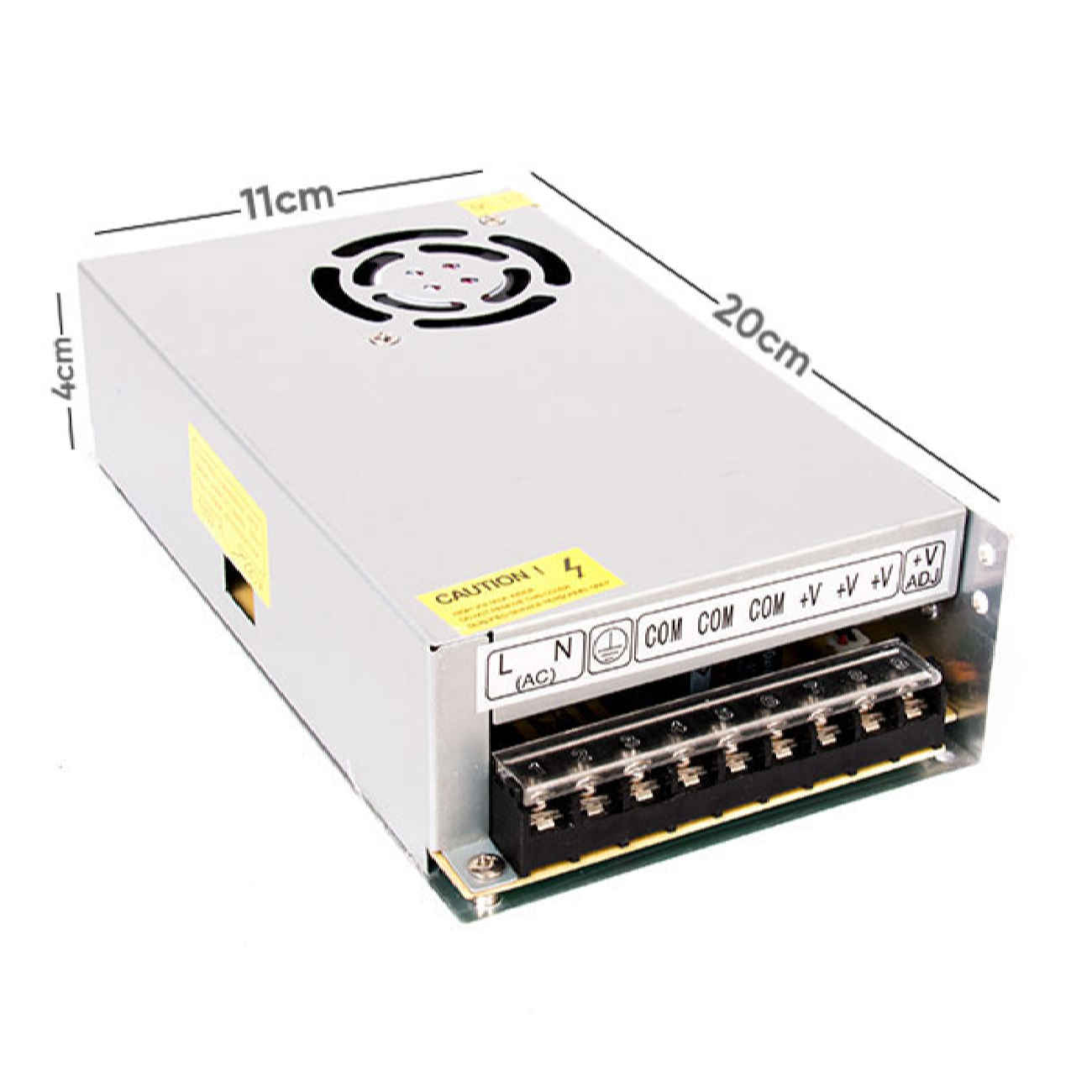 12 V 30 A Schaltnetzteil mit integriertem Lüfter – Hochleistungs-Gleichstromadapter für anspruchsvolle 12-V-Systeme