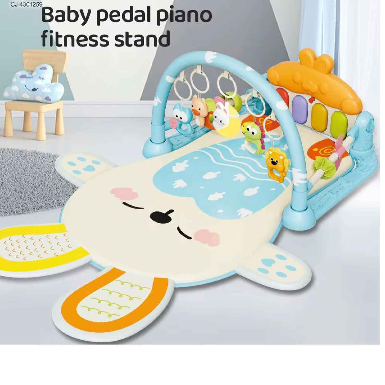 Niedliche Babyspielmatte im Hasenmotiv – Zum Spielen, Schlafen und Fördern der Entwicklung