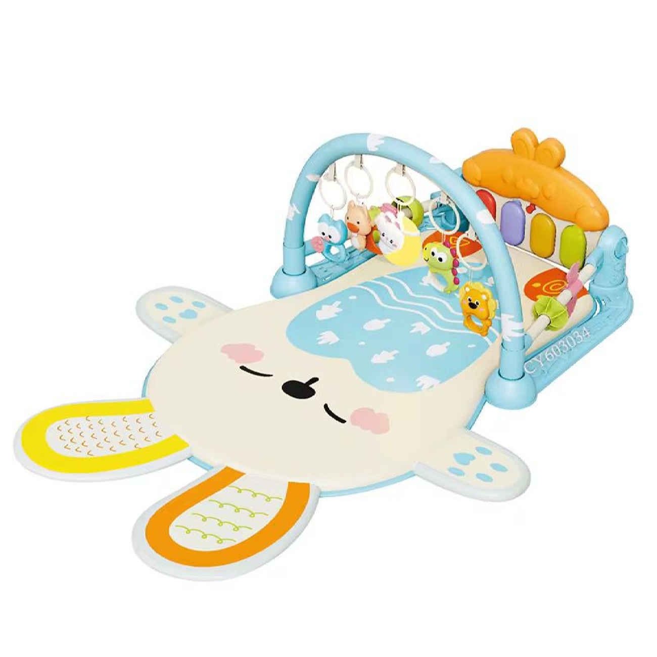 Niedliche Babyspielmatte im Hasenmotiv – Zum Spielen, Schlafen und Fördern der Entwicklung