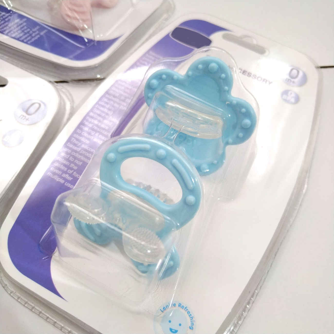 Doppelseitiges Baby-Zahnungsspielzeug – Ideal zum Kauen während des Zahnens (2 Stück)