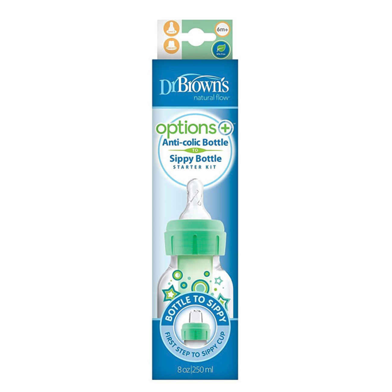 Dr. Brown’s Anti-Colic Baby Bottle – Soft Silicone Nipple & BPA-Free 250ml
