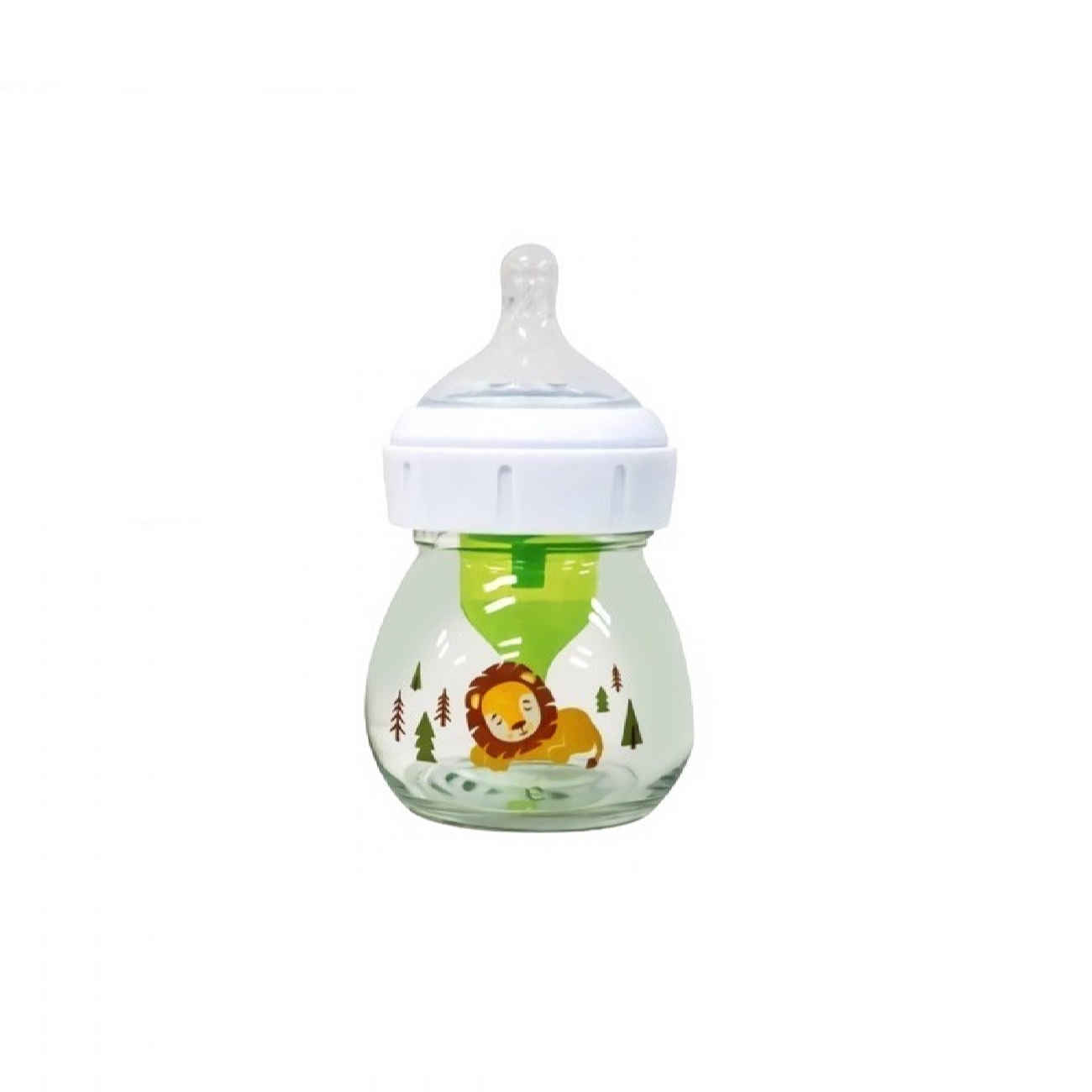 Dr. Brown’s Glass Baby Bottle – Jungle Lion Design – 60ml