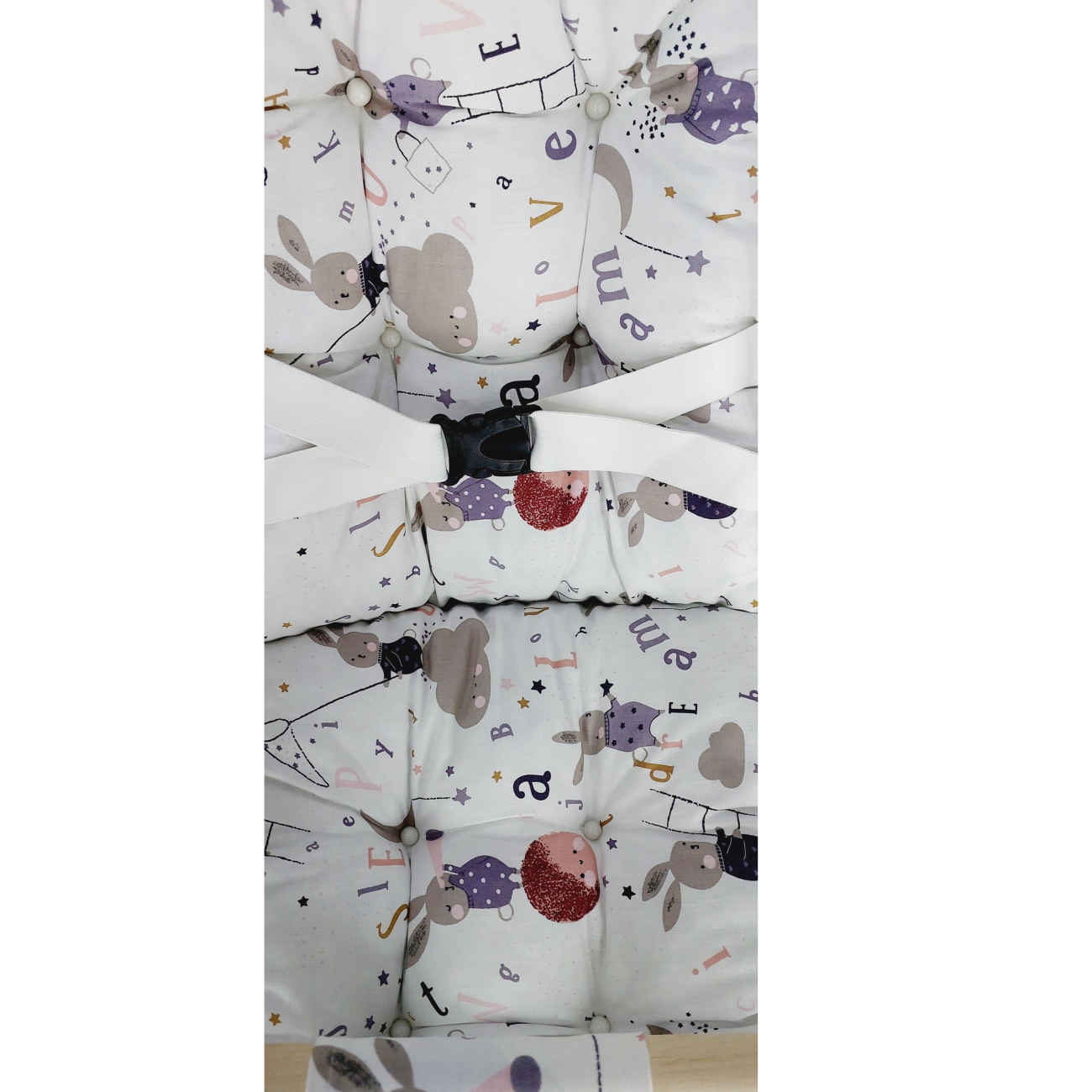 Ergonomische Baby-Hängemattenschaukel – Atmungsaktives Material mit stabilem Holzgestell