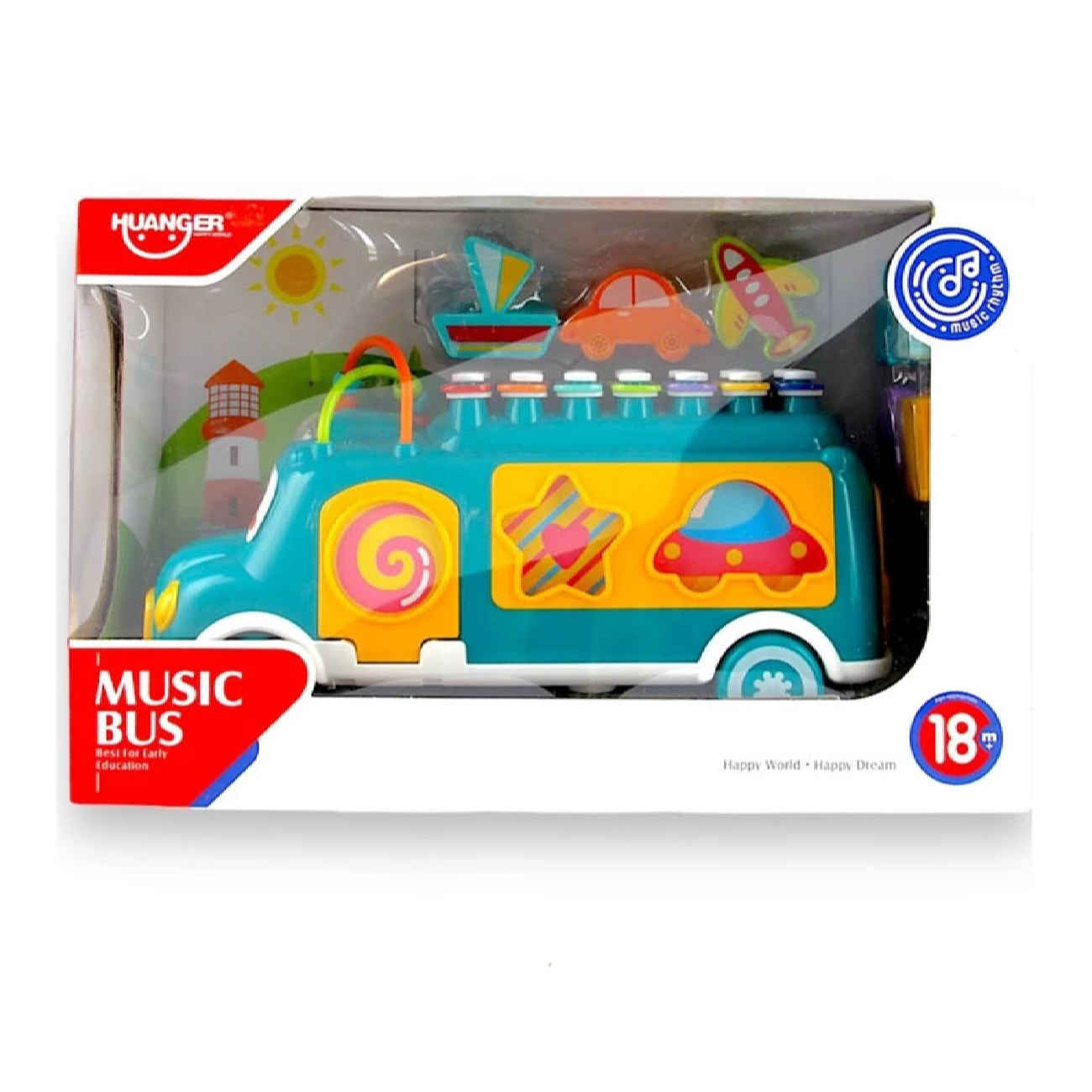 Fantastisches Linienfahrzeug-Spielzeug Xylophon – Musikalischer Lernspaß für Kleinkinder