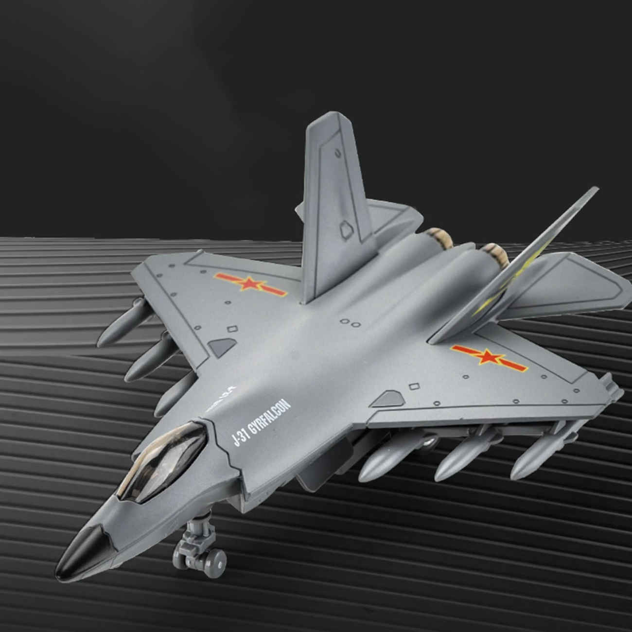 Kampfjet-Spielzeug – Robust und sammelwürdig mit LED-Leuchten und Jet-Sound für Kinder