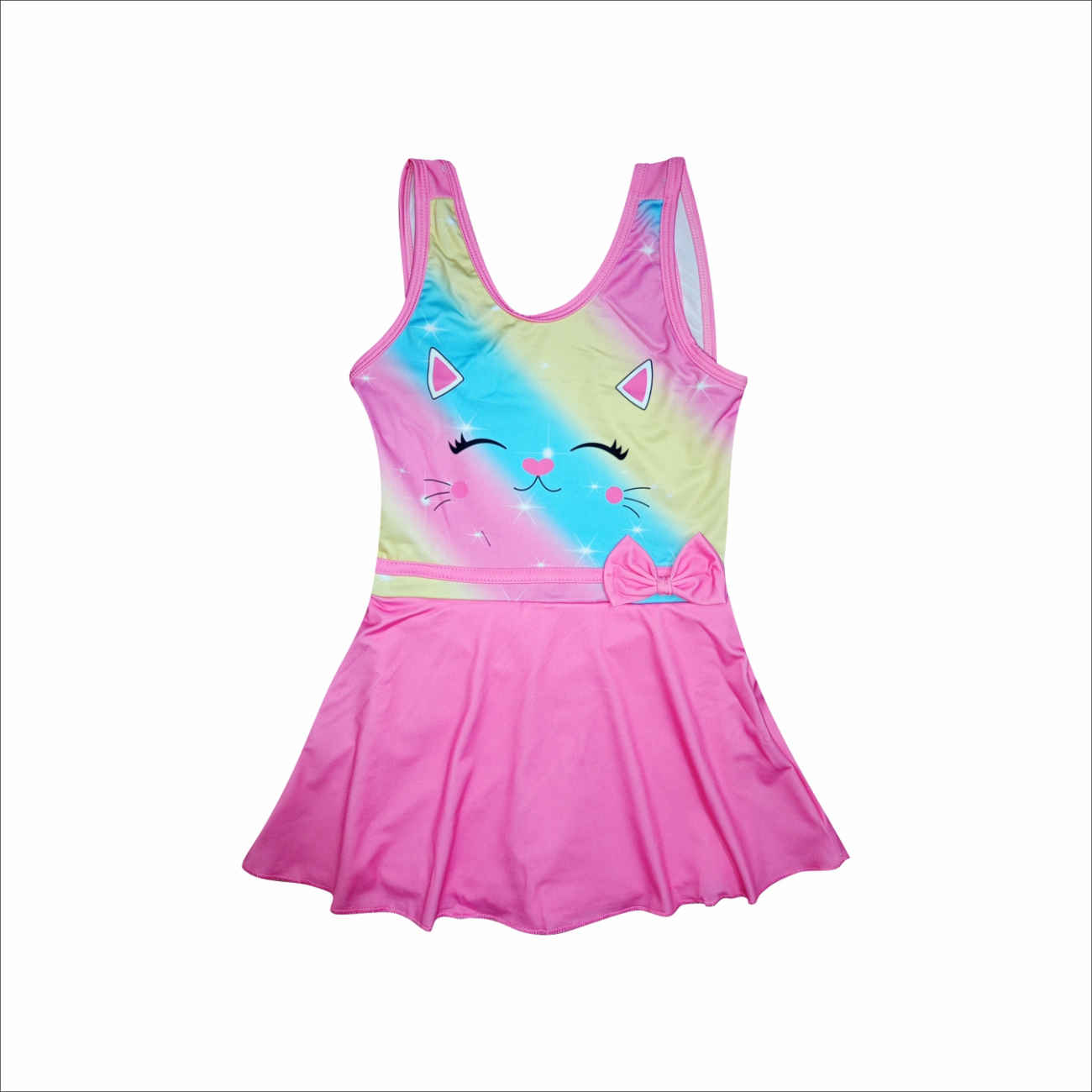 Mädchenkleid in Rosa mit Einhornmotiv – Zauberhafter Stil in Größe 30 für kleine Träumerinnen