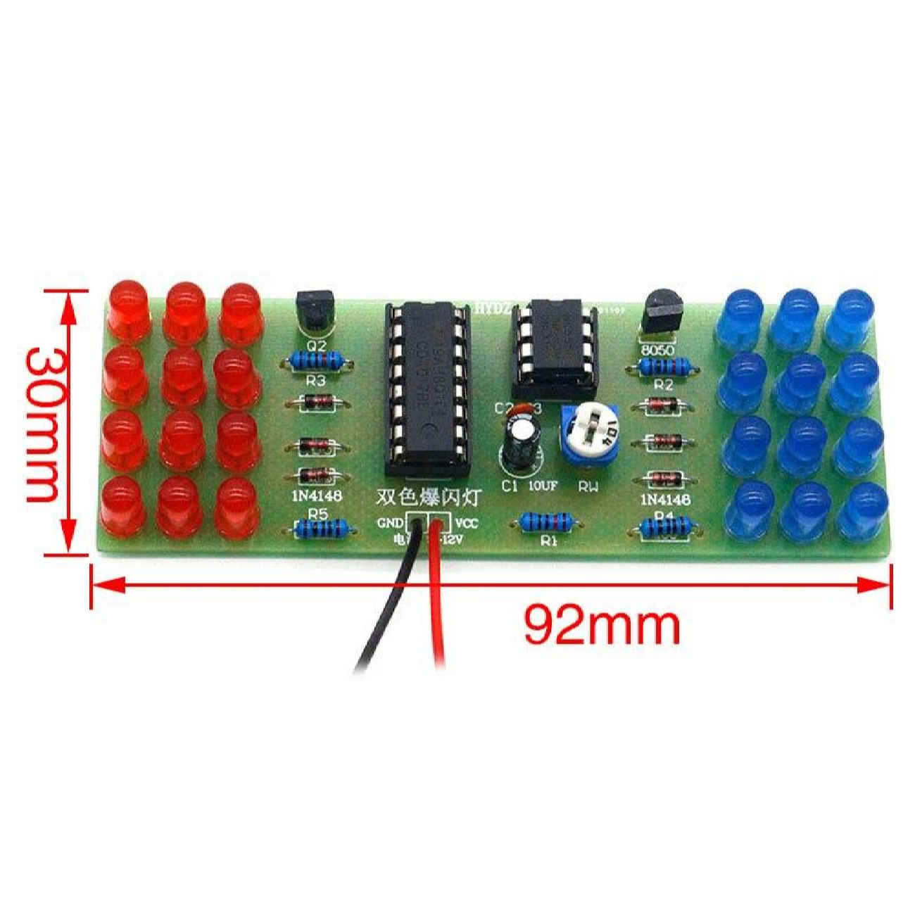 HW-23T LED-Blinkmodul im Polizeistil – Kompakte Sicherheit