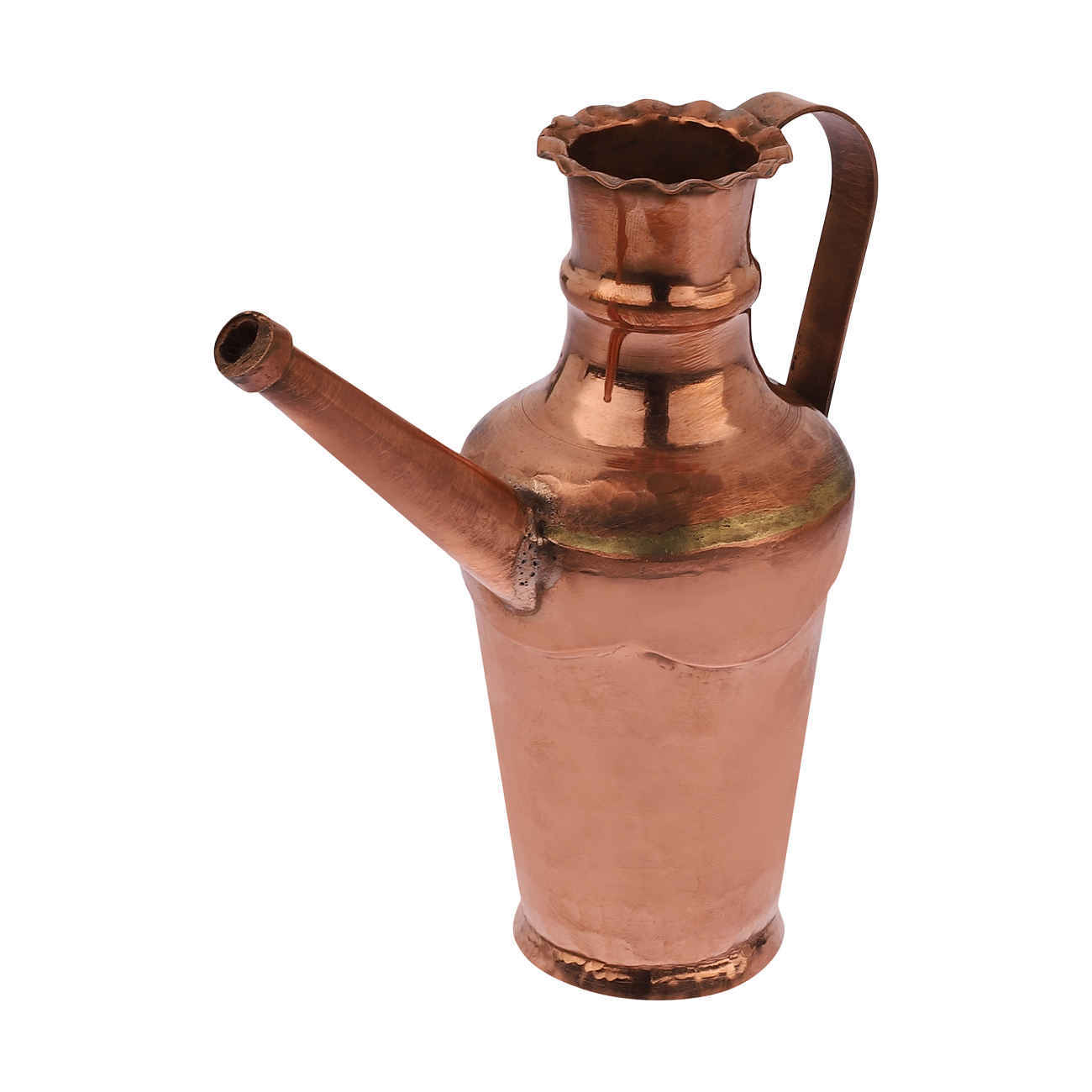 Handgefertigter persischer Kupfer-Aftabeh – Traditioneller gravierter Wasserkrug für Wohnkultur und als besonderes Geschenk